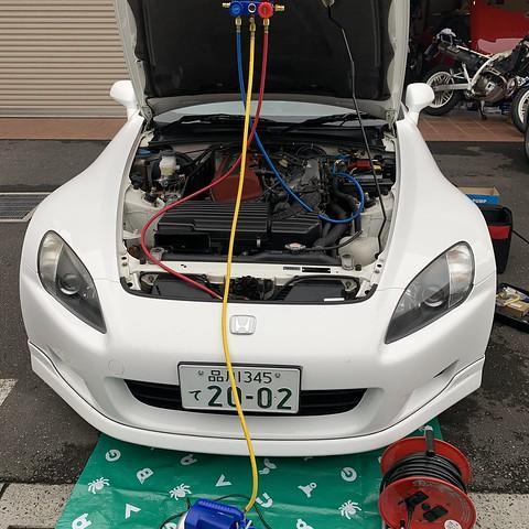 S2000整備記録：エアコン故障 - のまのしわざ